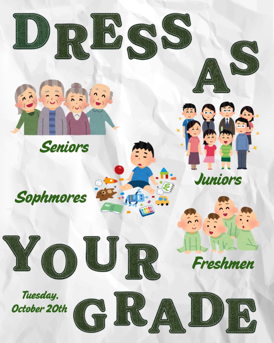 Homecoming Spirit Week Tuesday Graphic